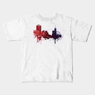 Chicago - Painted Skylines Kids T-Shirt